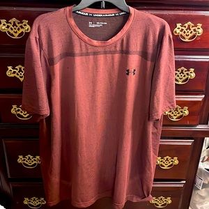 Under Armour Burgundy Shirt Sz XXL